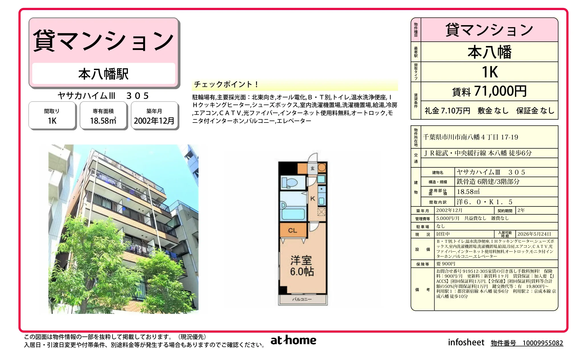 ヤサカハイムⅢ 0