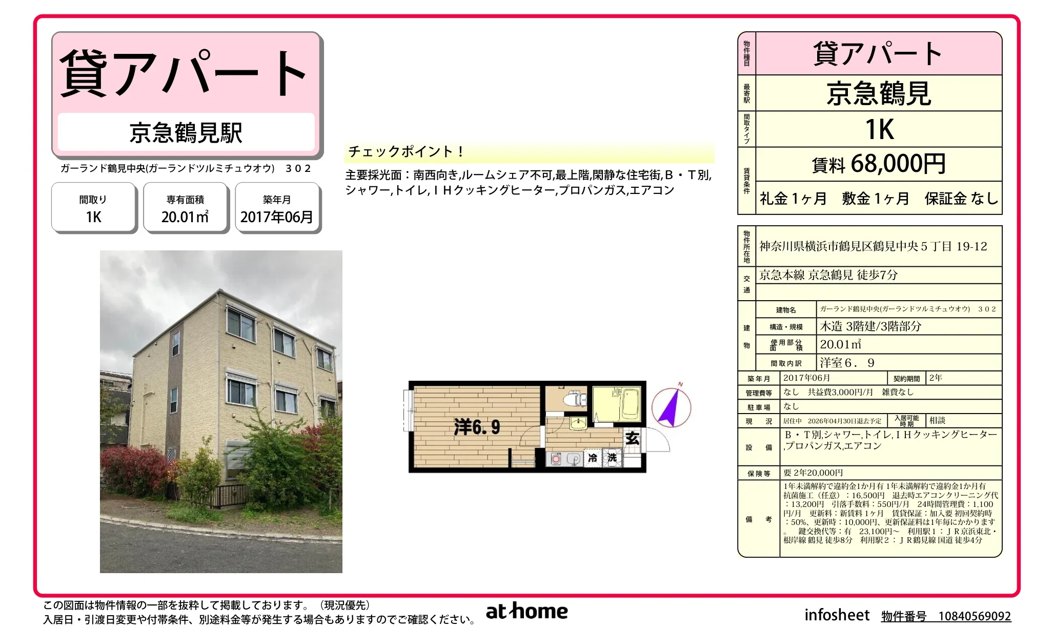 ガーランド鶴見中央 0