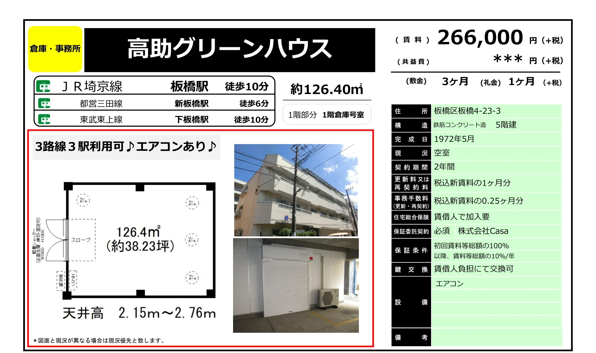 高助グリーンハウス 1階倉庫号室 0