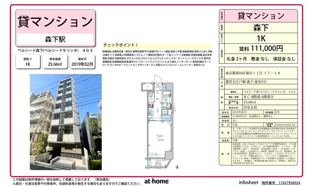 ベルシード森下 0