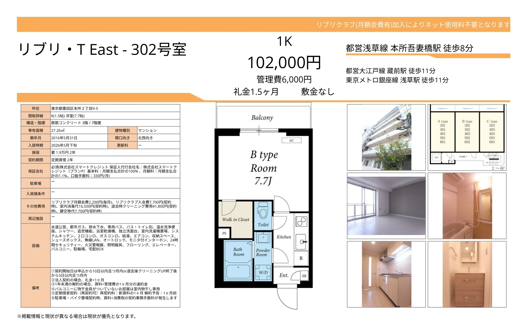 リブリ・TEast 302号 0