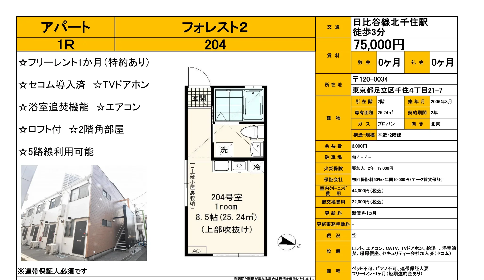 フォレスト2 204号 0