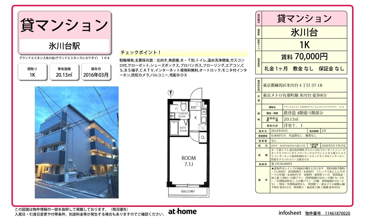 Modern Studio Condo in Hikawadai 0