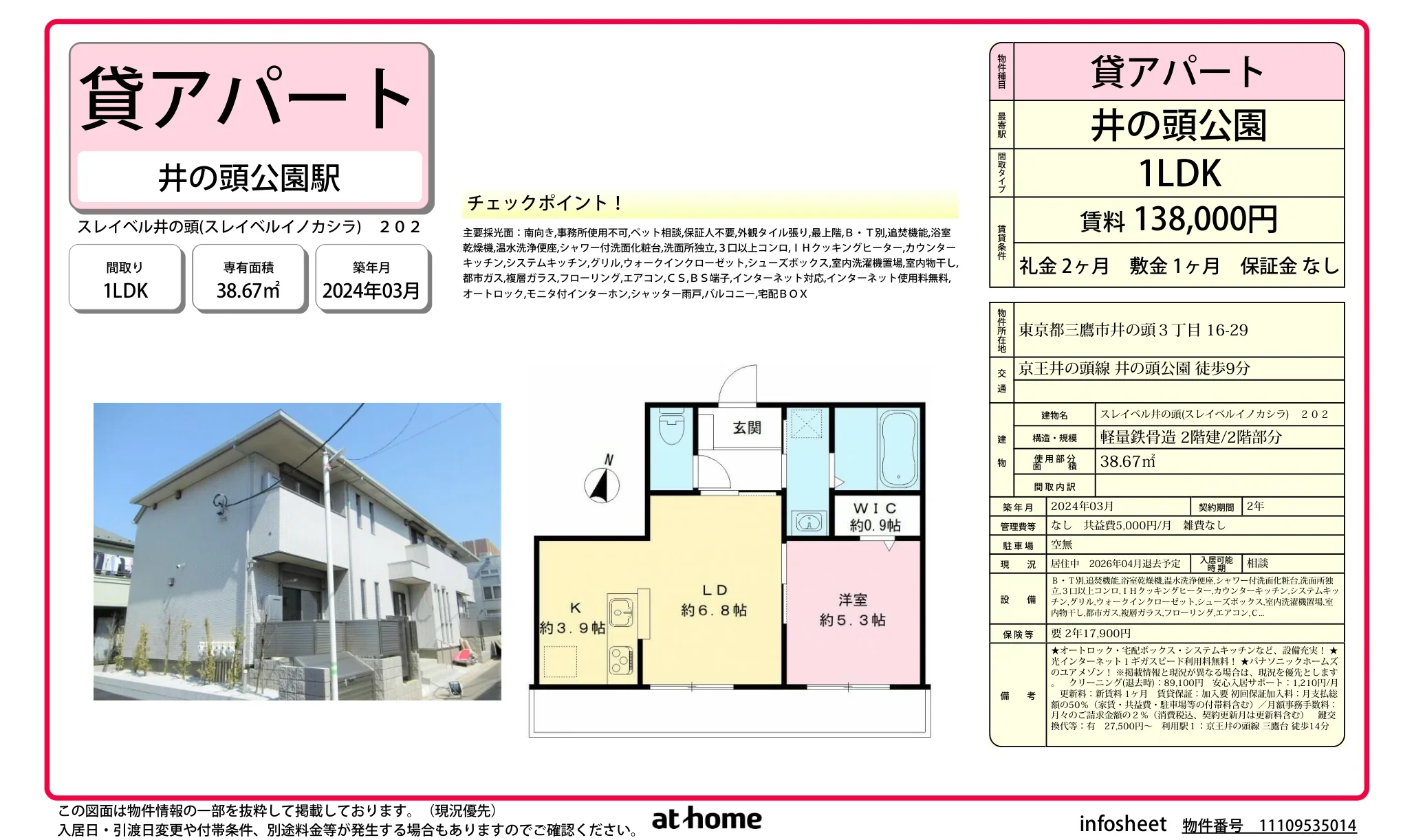 スレイベル井の頭 0