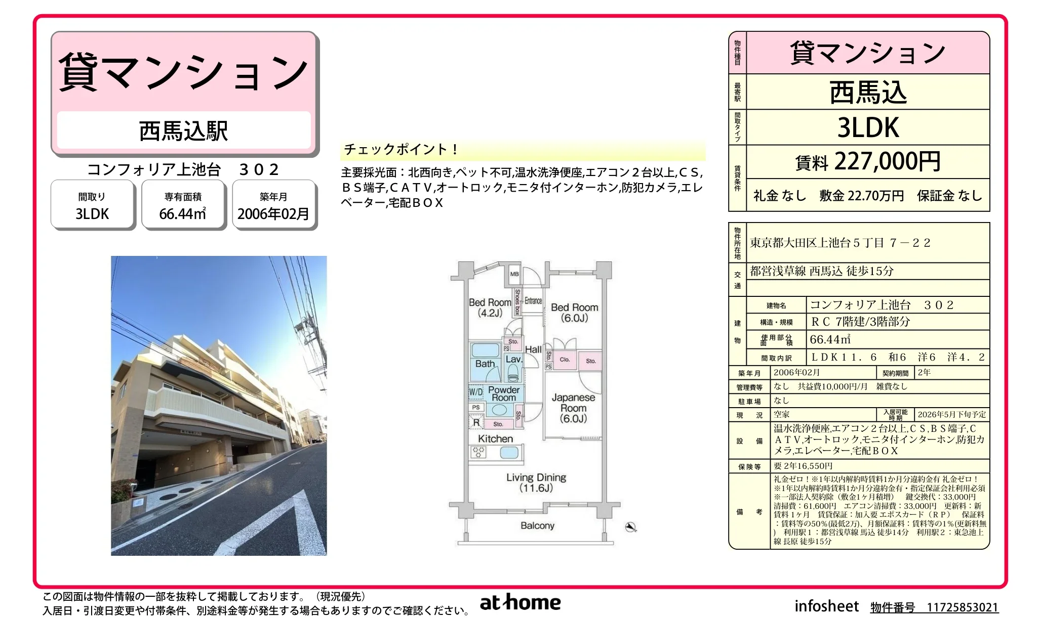 コンフォリア上池台 0