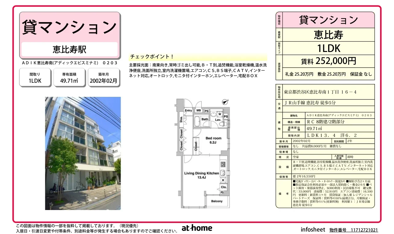 ＡＤＩＫ恵比寿南 0