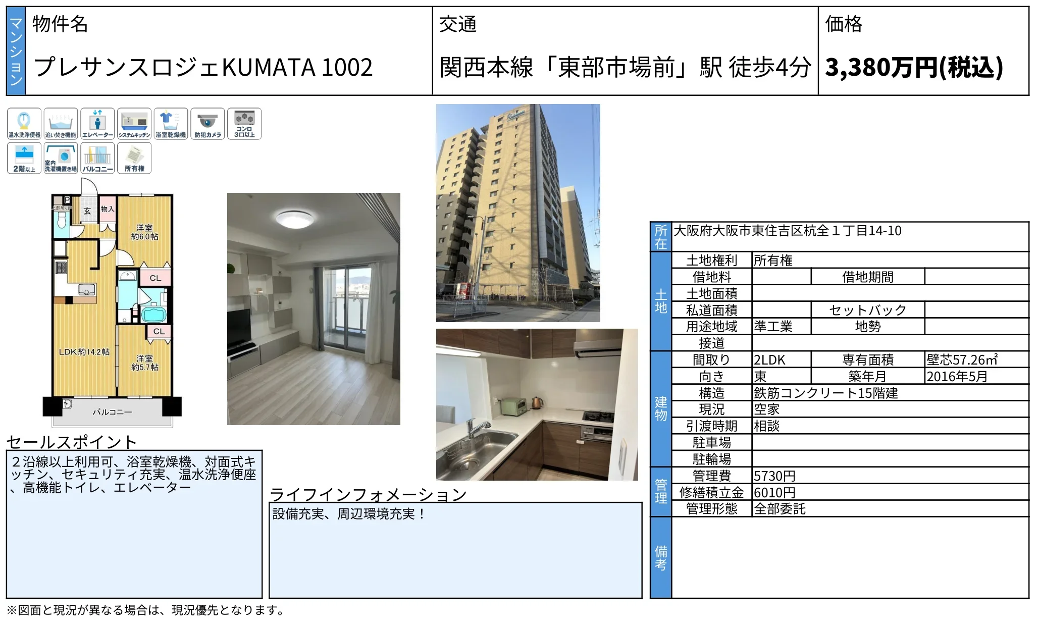 Modern 2-Bedroom Condo Near Station in Kumata 5