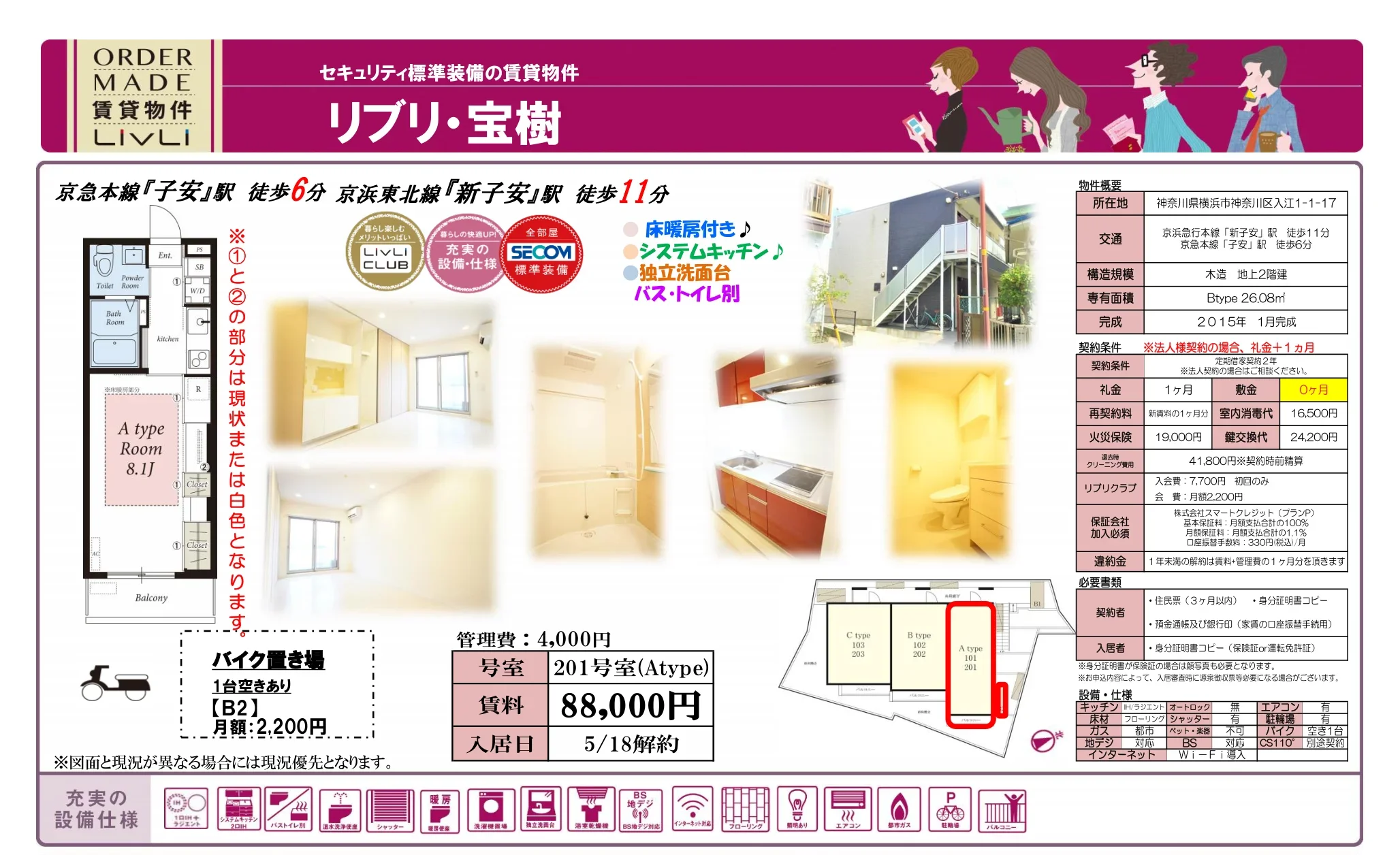 リブリ・宝 201号室 0