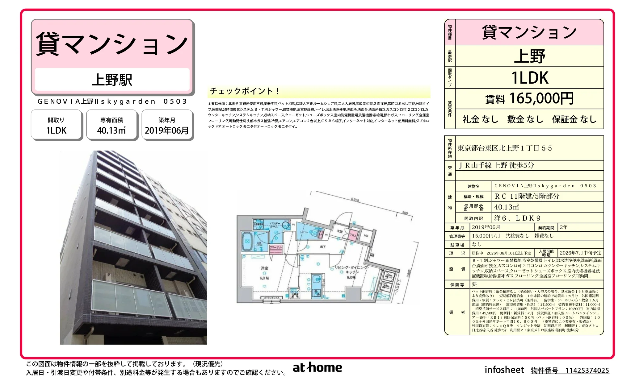 ＧＥＮＯＶＩＡ上野Ⅱｓｋｙｇａｒｄｅｎ 0