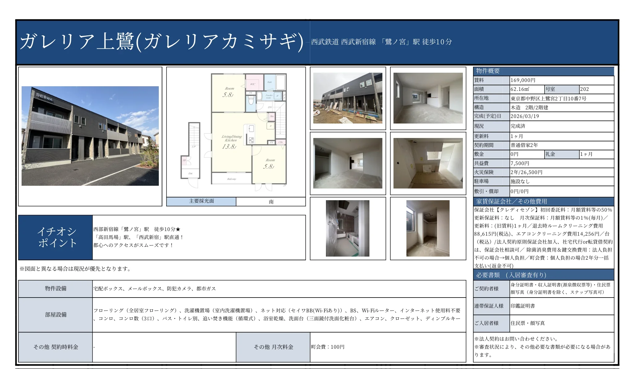 ガレリア上鷺 202 0