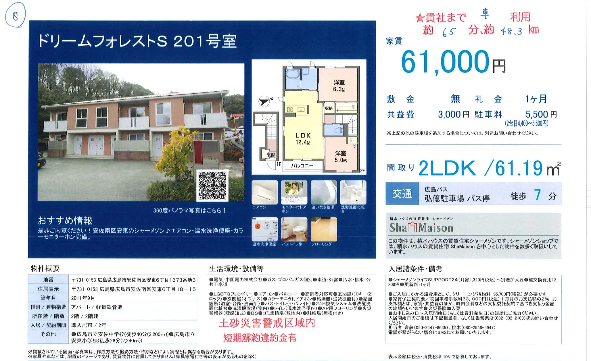 ドリームフォレストS 201号室 201号 0