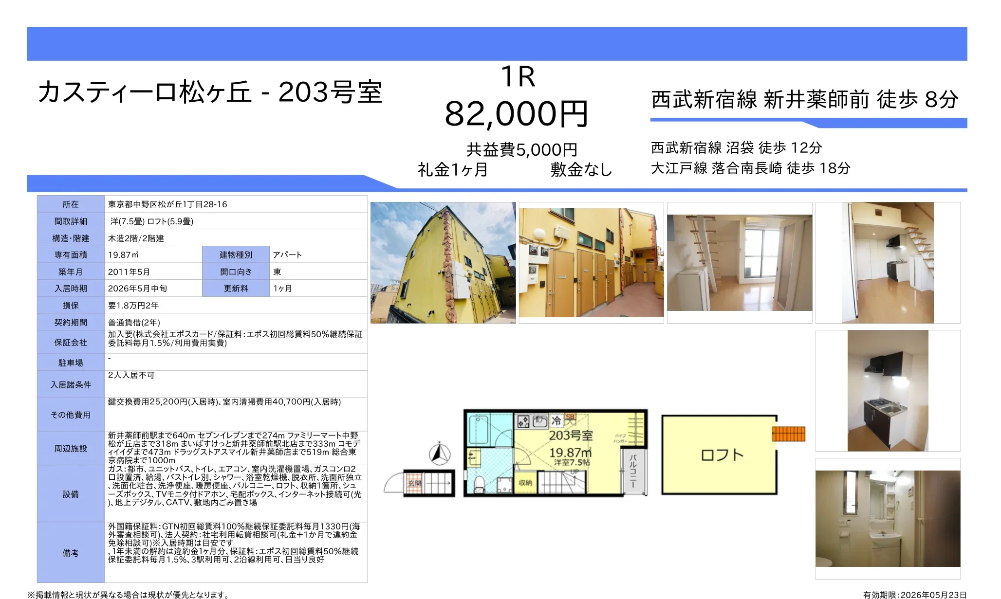 カスティーロ松ヶ丘 - 203号室 203号 0