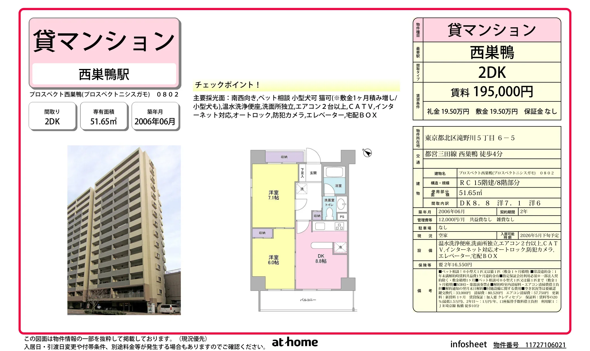 プロスペクト西巣鴨 0802 0