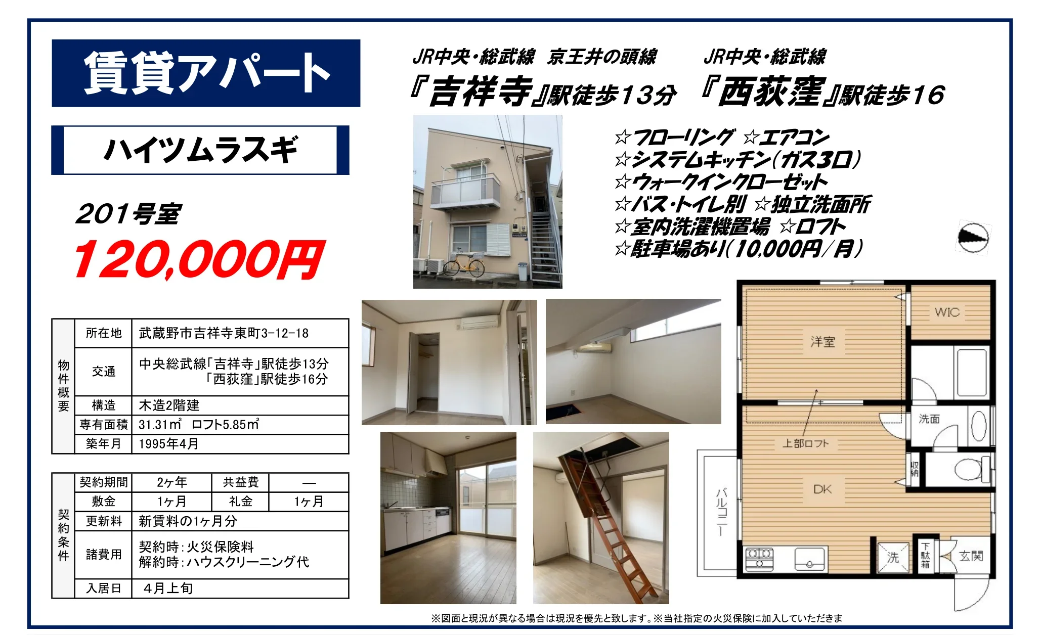 ハイツムラスギ 201号 0