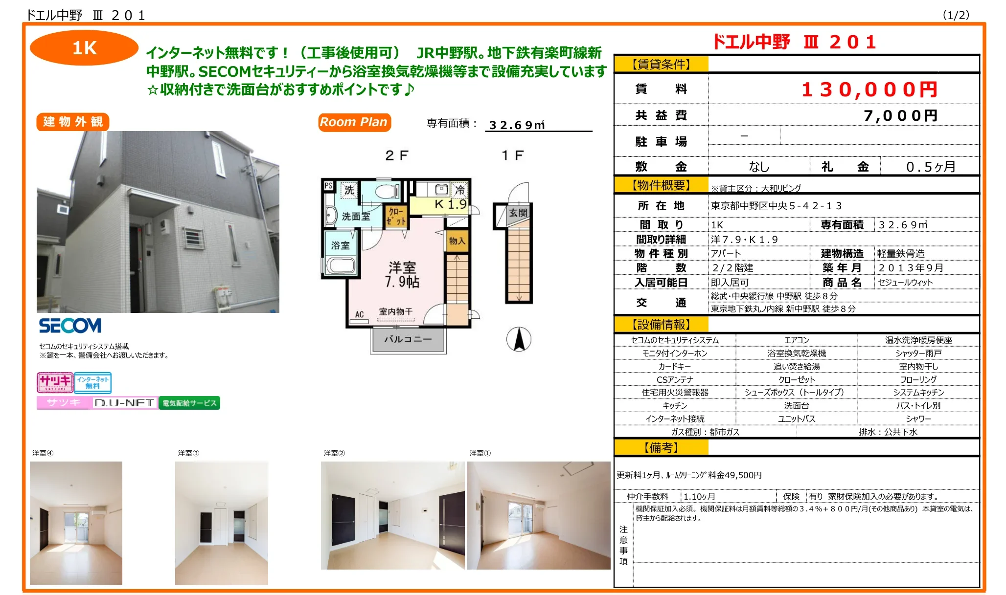 セジュールウィット 201号 0
