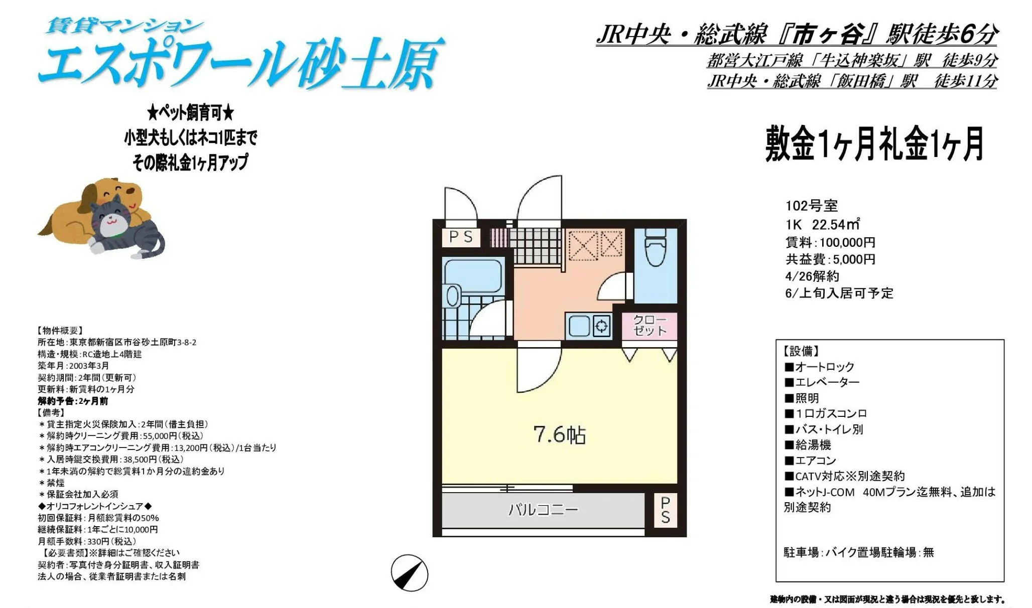 エスポワール砂土原 102号 0