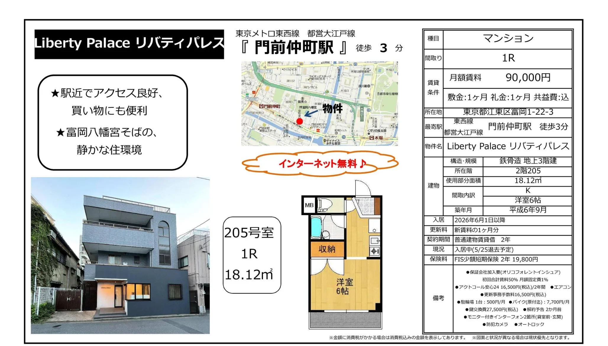 Liberty Palace リバティパレス 2階205 0