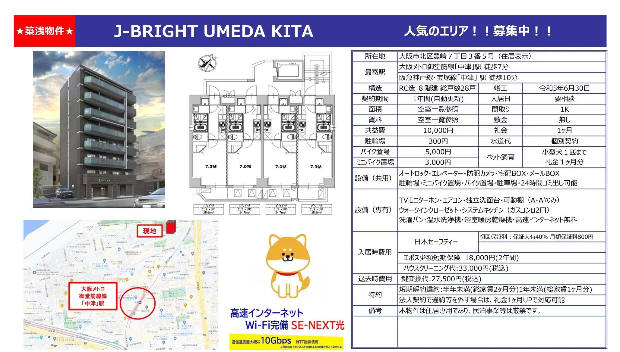 Modern Studio Condo Near Station in Toyosaki 2