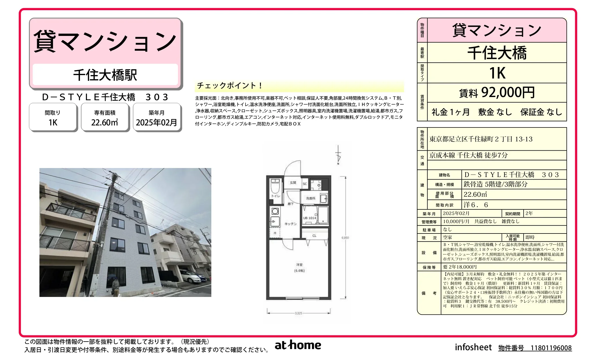 Ｄ－ＳＴＹＬＥ千住大橋 0