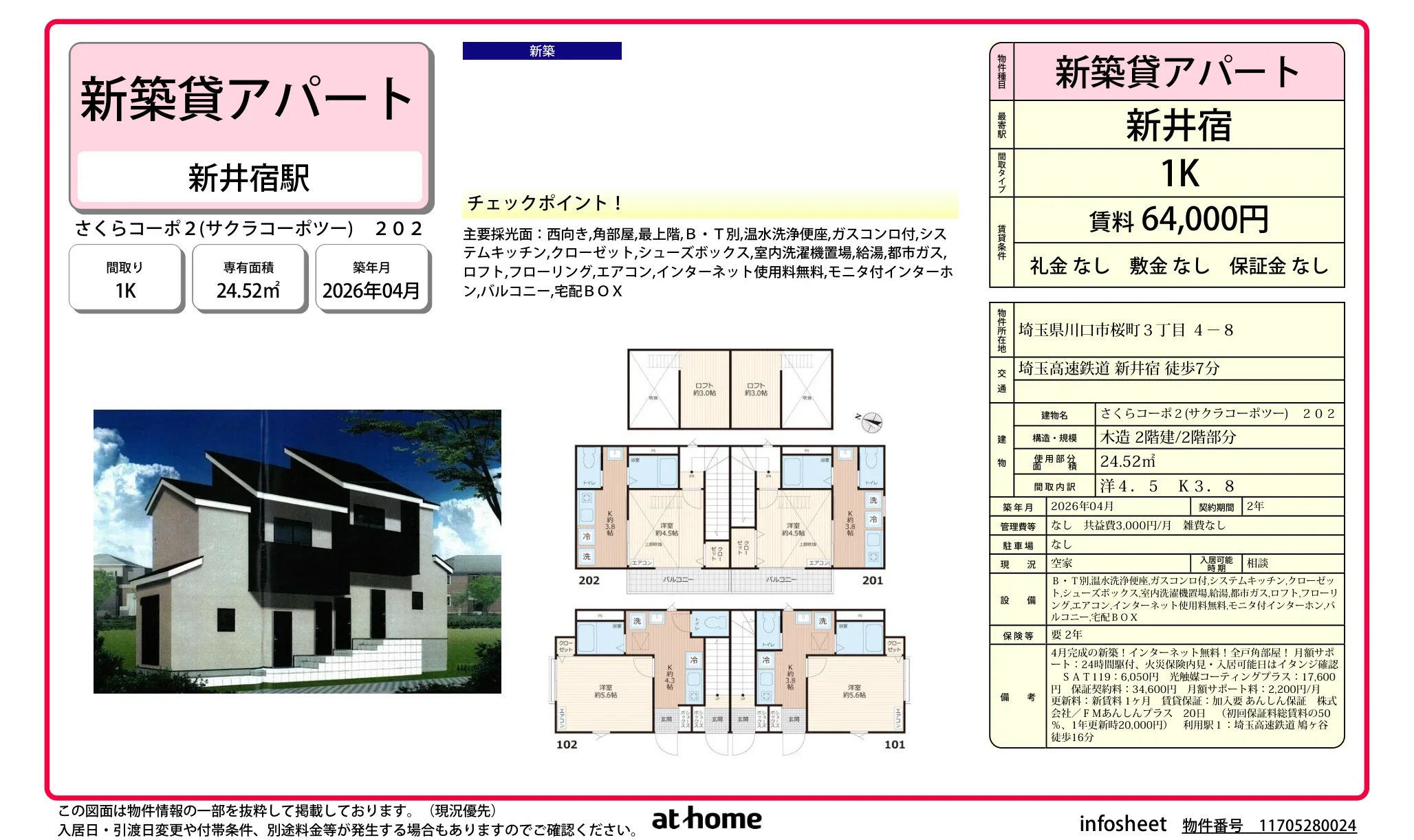 Brand New Studio Condo Near Station in Sakuracho 0