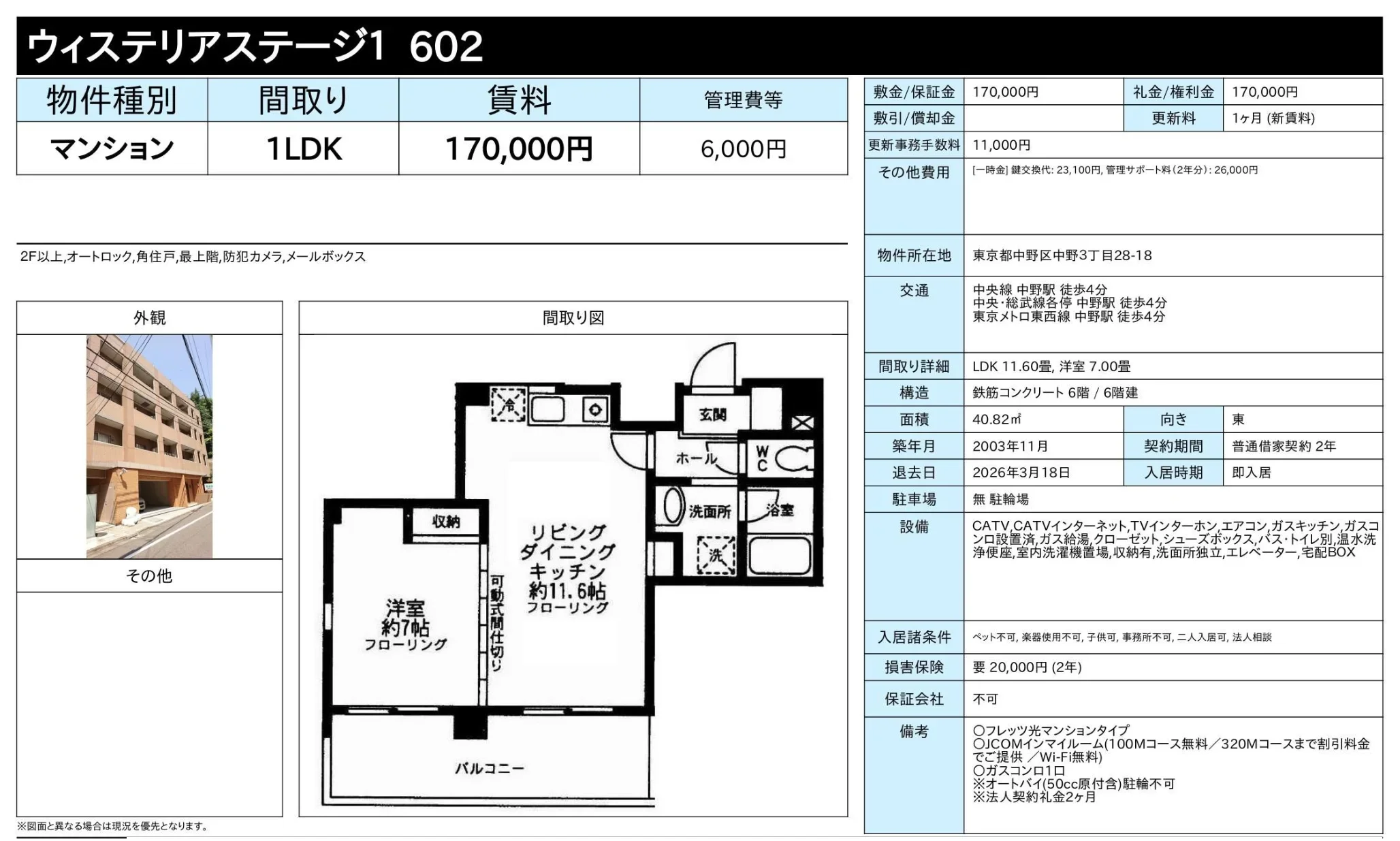 ウィステリアステージ1 602 602号 0