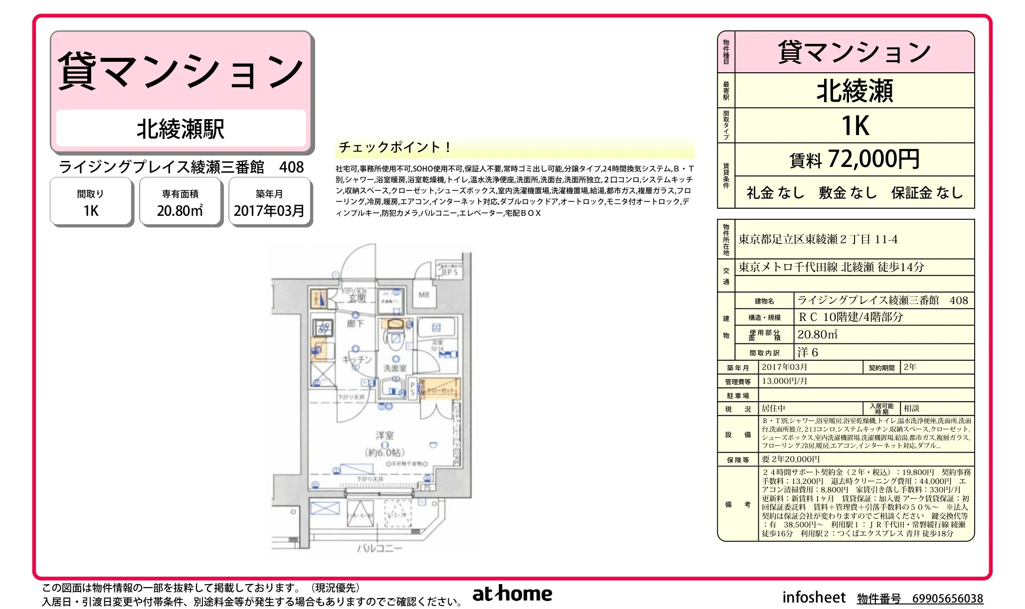 Modern Studio Condo in Chuohoncho(1.2-chome) 0