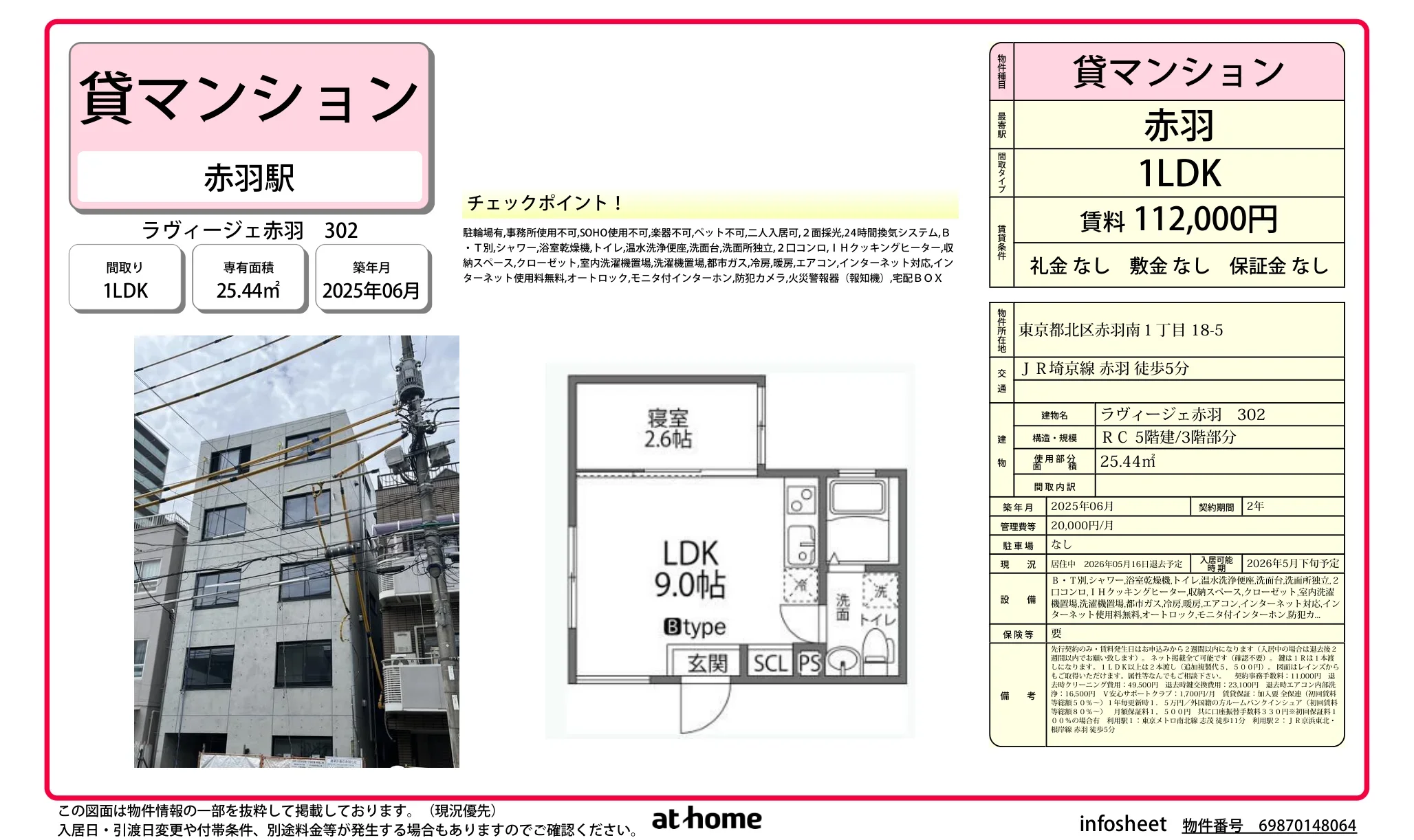 ラヴィージェ赤羽 0