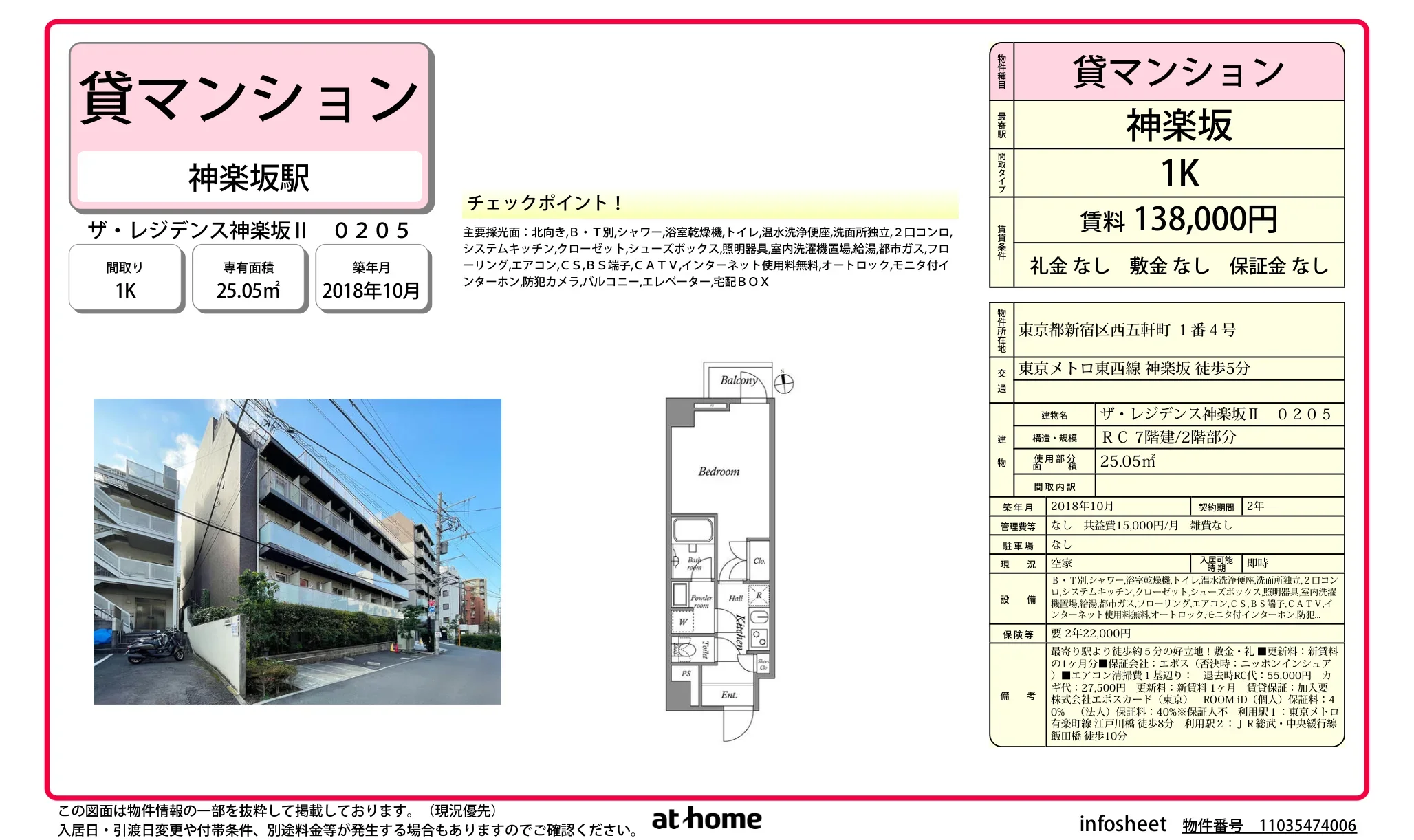 ザ・レジデンス神楽坂Ⅱ 0