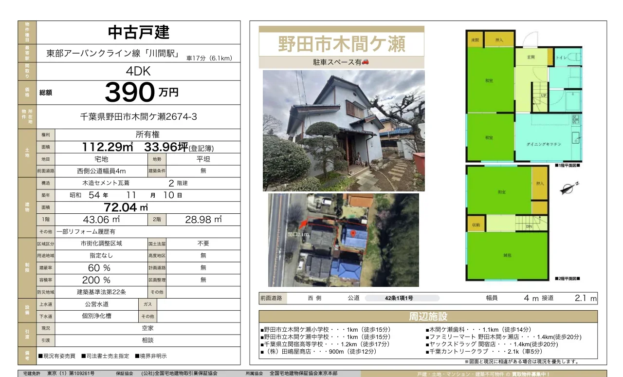 Classic 4-Bedroom House in Koyocho 7
