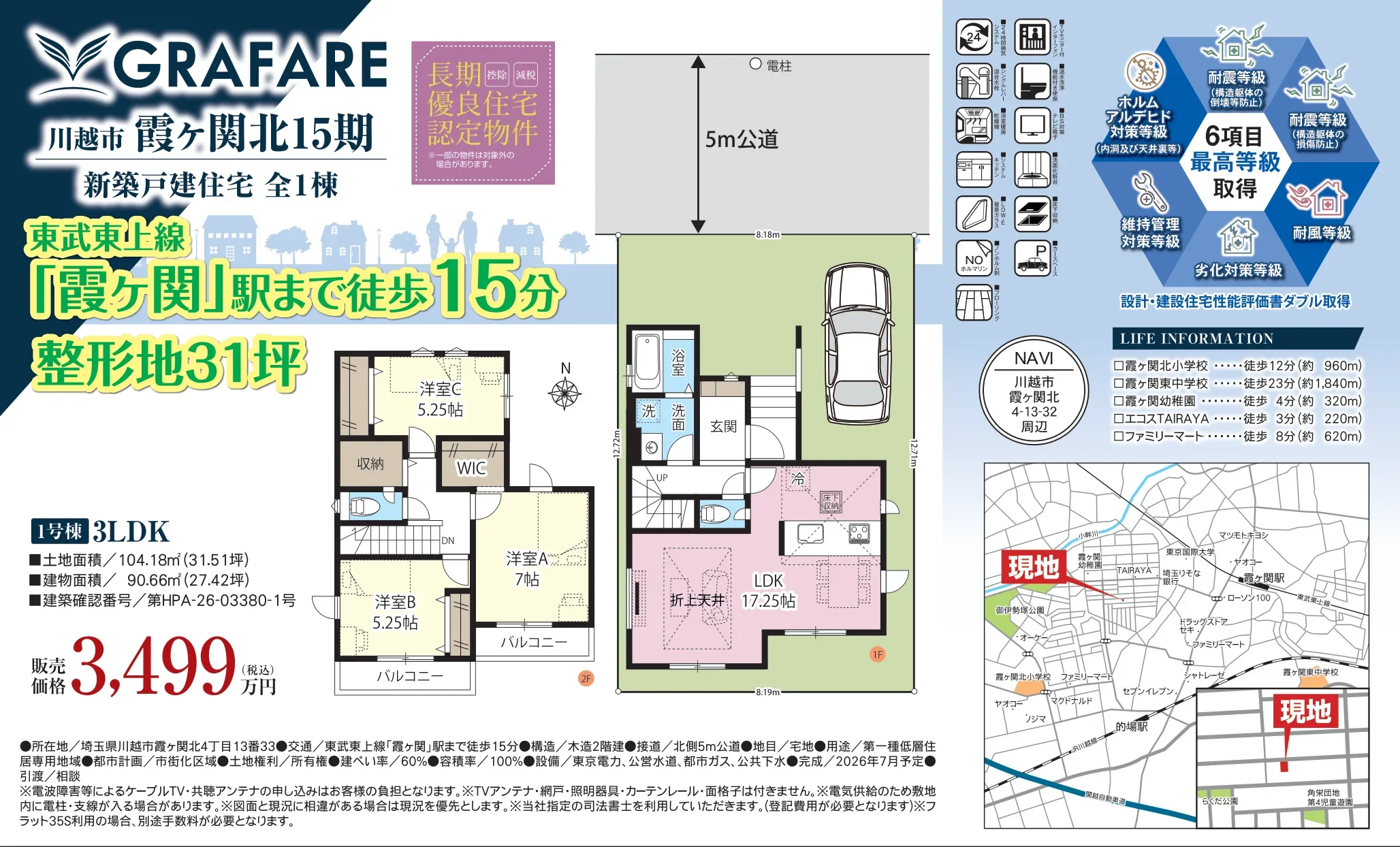 Brand New 3-Bedroom House in Kasumigaseki kita 0