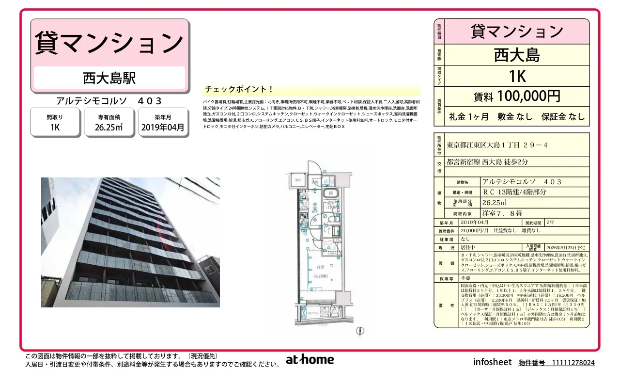 Modern Studio Condo Near Station in Ojima 0