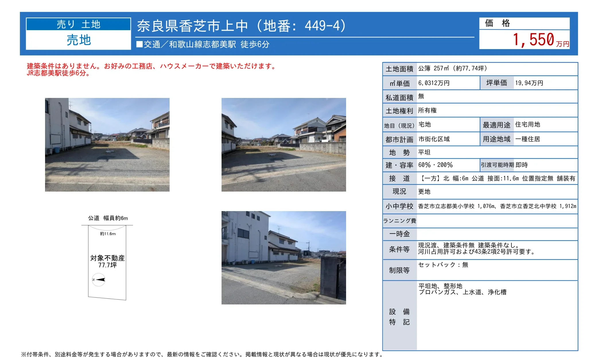 Land Near Station in Kaminaka 6