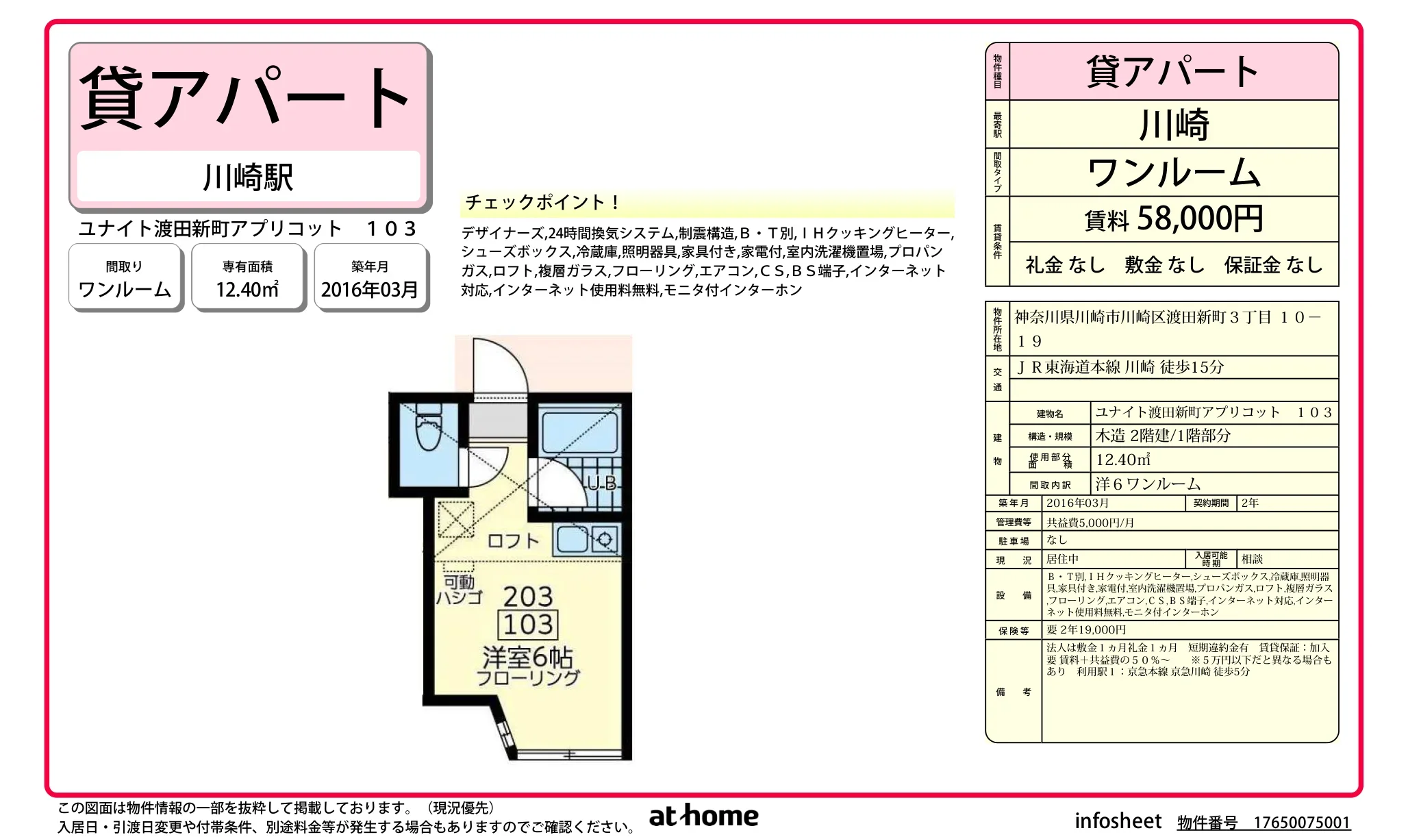 Modern Studio Condo in Watarida shincho 0