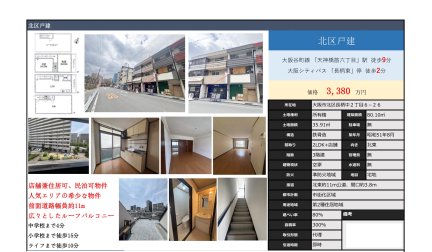 大阪府大阪市北区長柄中2丁目 一戸建て