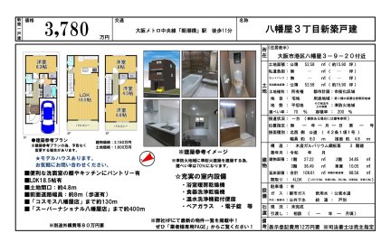 大阪府大阪市港区八幡屋3丁目 一戸建て