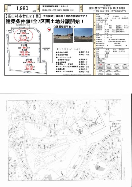 大阪府富田林市廿山2丁目 土地