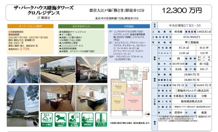 ザ・パークハウス晴海タワーズクロノレジデンス