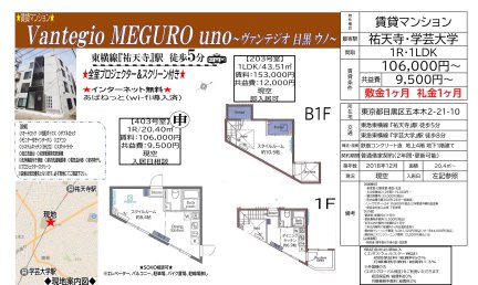 ヴァンテジオ目黒ＵＮＯ