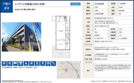 レジディア北新宿