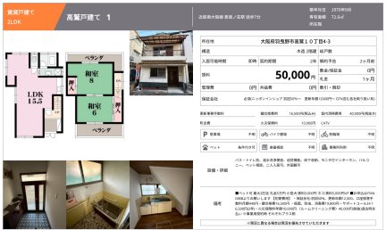 大阪府羽曳野市高鷲10丁目 一戸建て