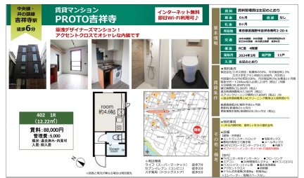ＰＲＯＴＯ吉祥寺　４０２