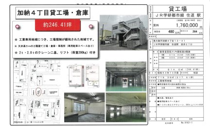 加納４丁目貸工場・倉庫