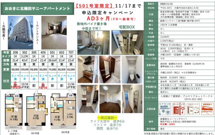 おおきに北梅田サニーアパートメント