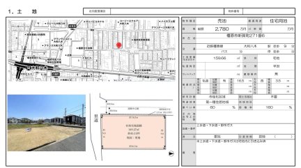 奈良県橿原市新賀町 土地