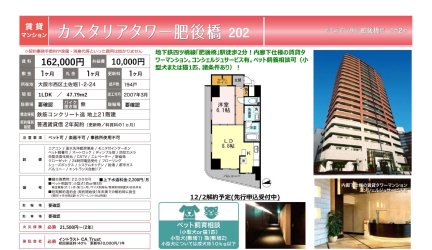 カスタリアタワー肥後橋