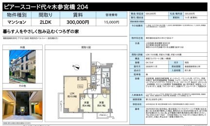 ピアースコード代々木参宮橋