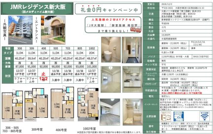 ＪＭＲレジデンス新大阪