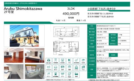 東京都世田谷区北沢1丁目 一戸建て