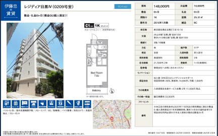 レジディア目黒Ⅳ