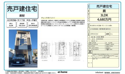 埼玉県川口市芝樋ノ爪1丁目 一戸建て